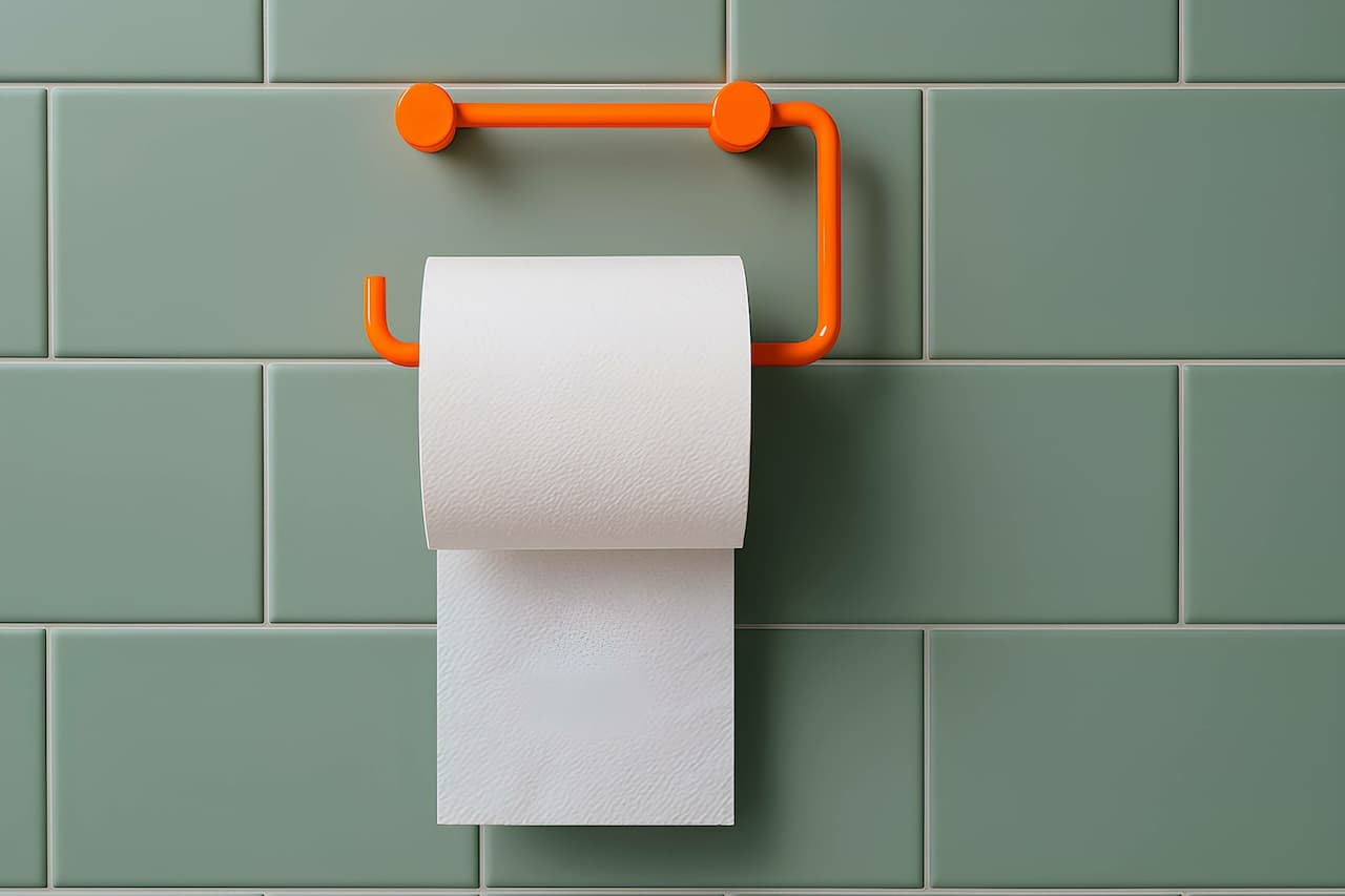 壁掛けトイレットペーパー